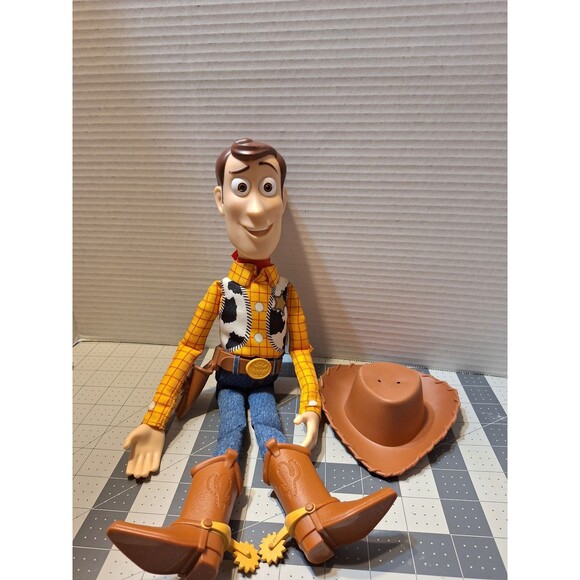 Disney Pixar Toy Story Woody Pull String Doll Works - Picture 1 of 6
